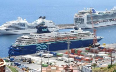 El tráfico de cruceristas en el puerto de Santa Cruz de La Palma incrementa en más de un 26 por ciento