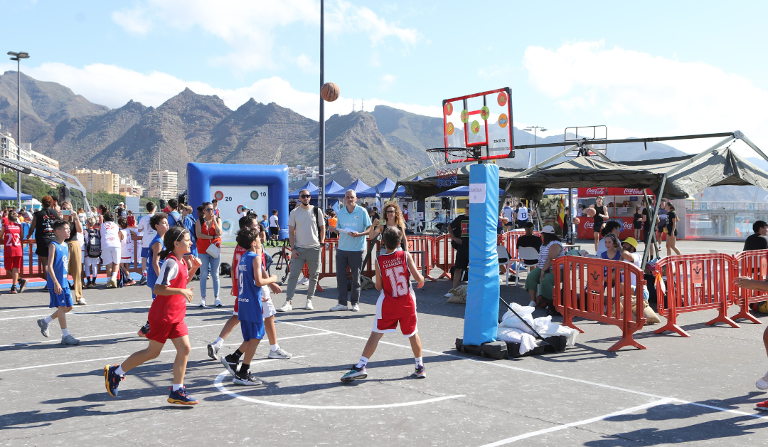 Éxito rotundo en la primera edición del torneo de baloncesto 3×3 Puertos de Tenerife