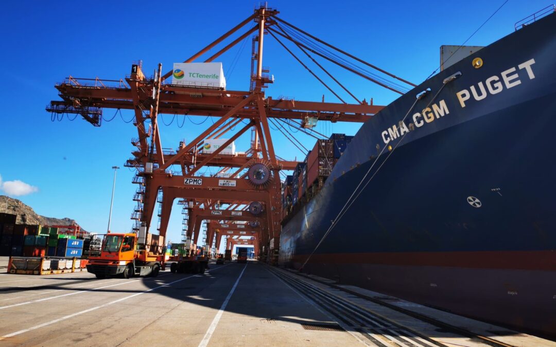 TCTenerife consolida los trasbordos de CMA-CGM en el puerto capitalino